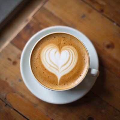 Beautifully crafted latte art at Bubbs & Bites